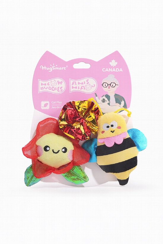 Bee Happy Cat Toys